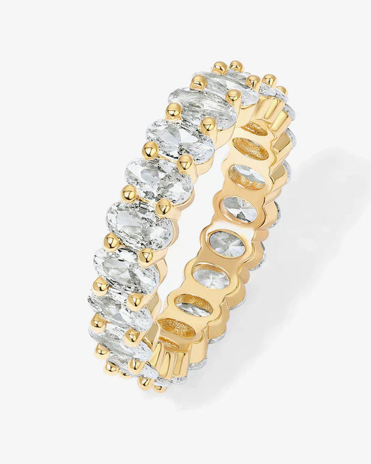 Oval Eternity Band